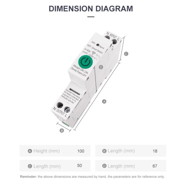 1p Wi-fi smart 63A breaker switch - Image 6