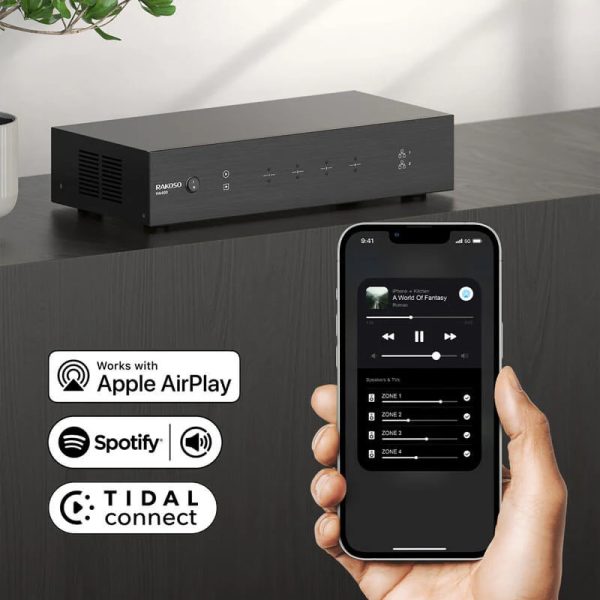 4 Zone Network Amplifier - 400Watts 8-channel - Image 2
