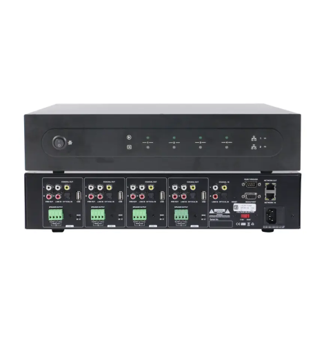 4 Zone Network Amplifier - 400Watts 8-channel