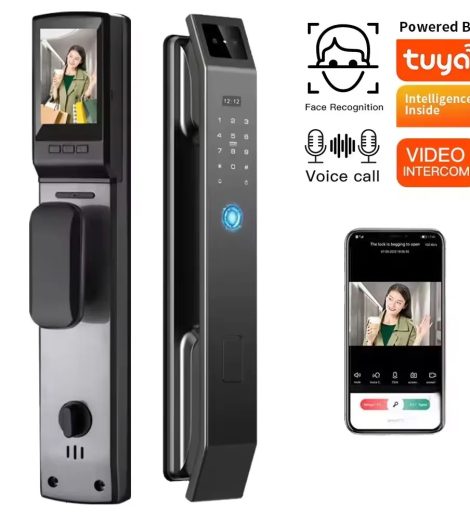 Tuya 3D Face Real-time Intercom Smart Door Lock