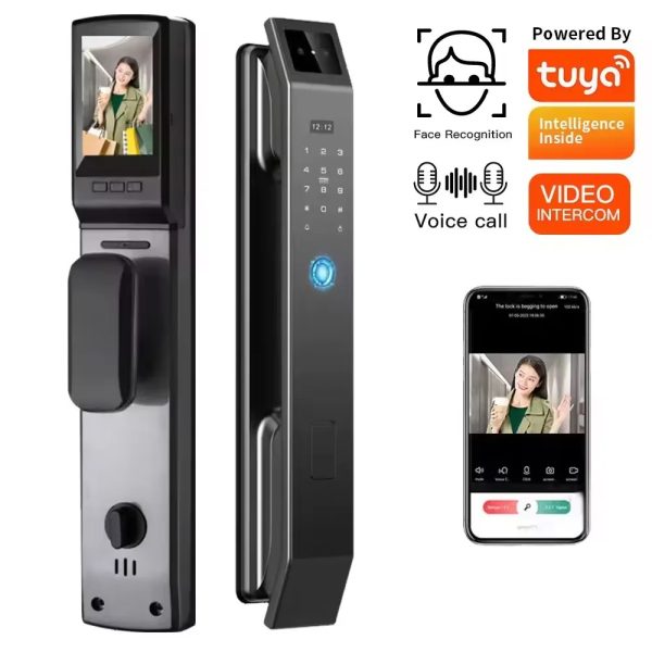 Tuya 3D Face Real-time Intercom Smart Door Lock