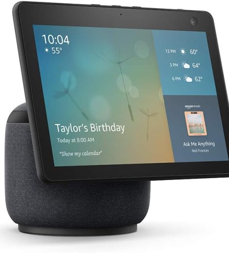 Amazon - Echo Show 10 (3rd Gen) - Alexa | Charcoal