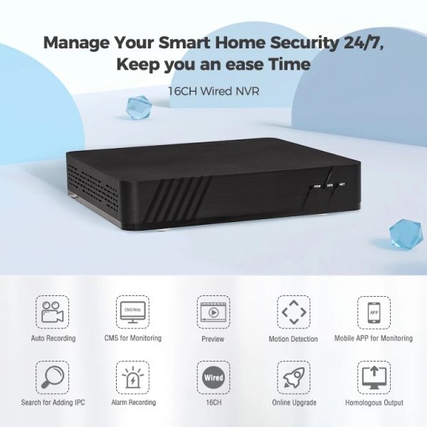 Tuya 16CH NVR - CCTV - Image 3