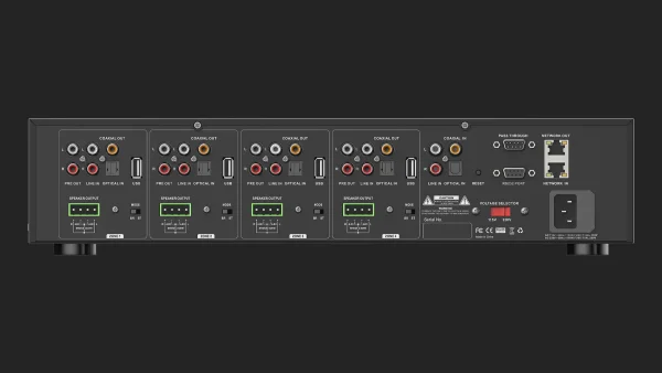 4 Zone Network Amplifier - 400Watts 8-channel - Image 8